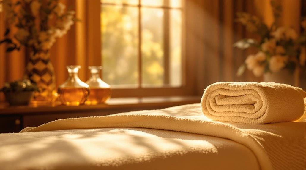 aromatic massage therapeutic sandalwood oil