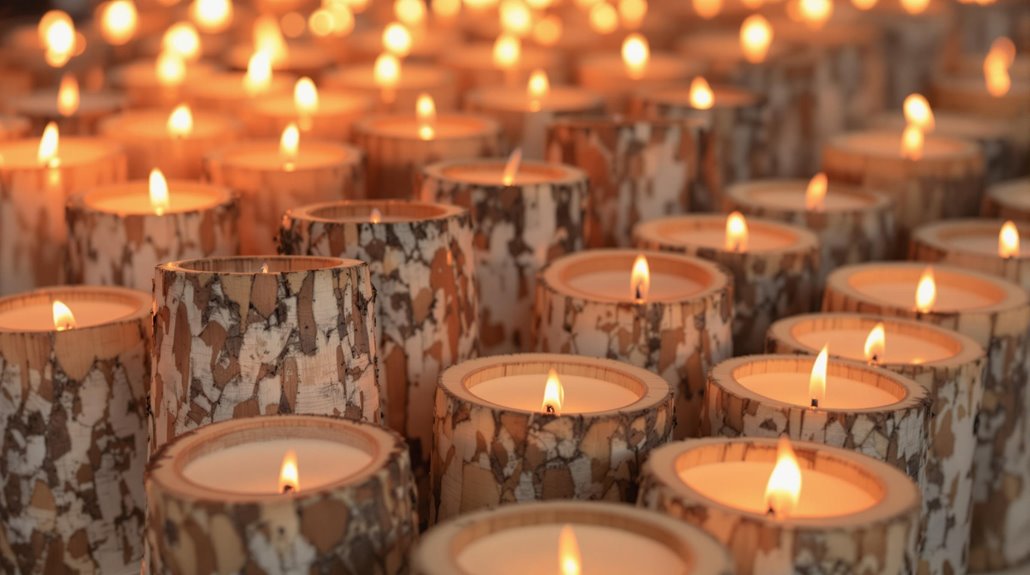 crafting flames with wooden elegance