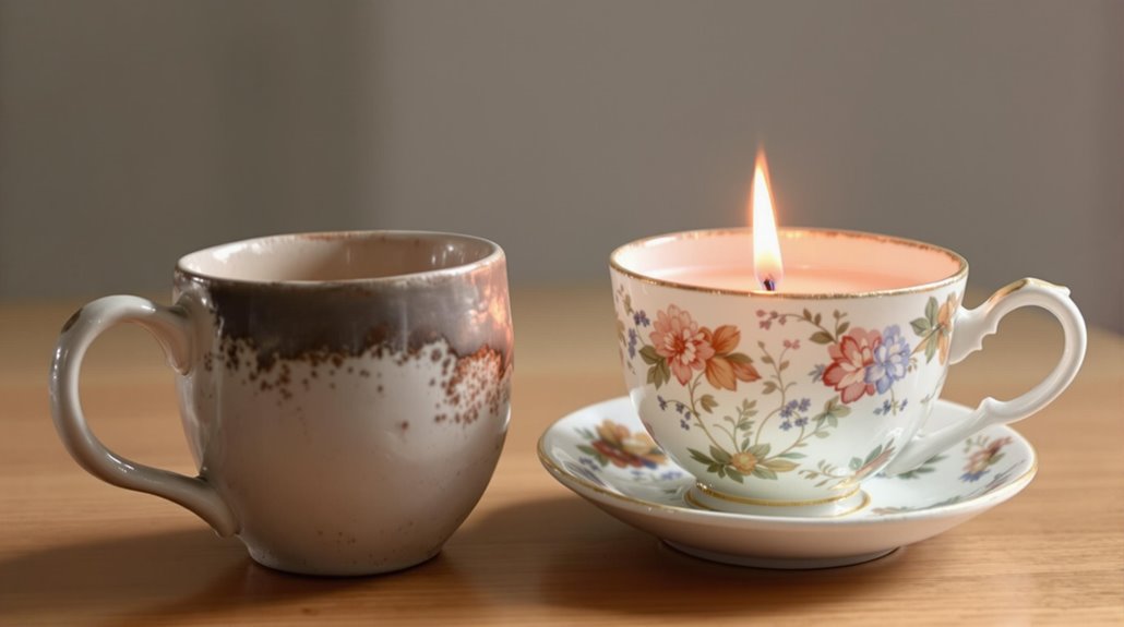 porcelain ceramic drinking vessels