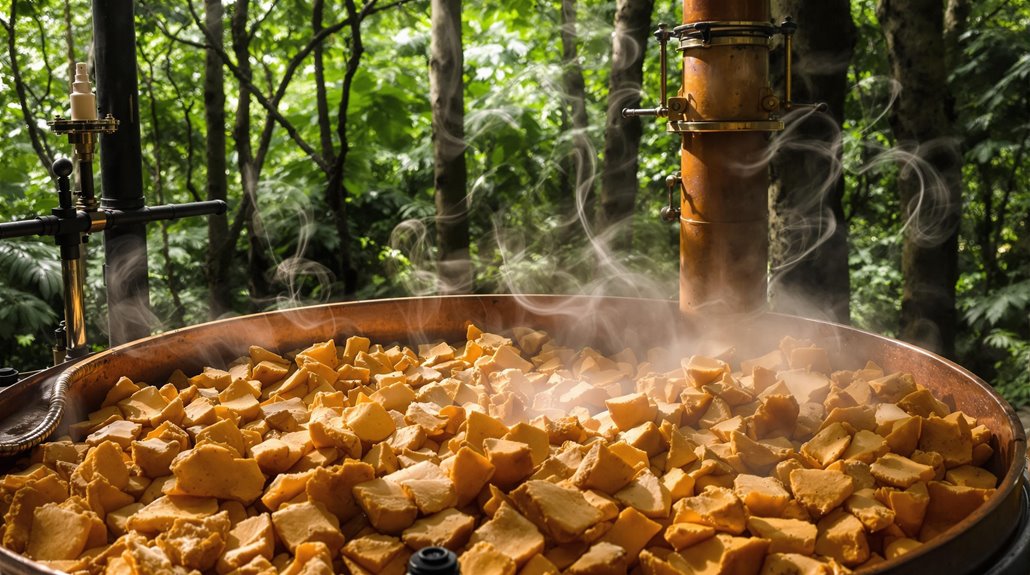 fragrant sandalwood oil extraction