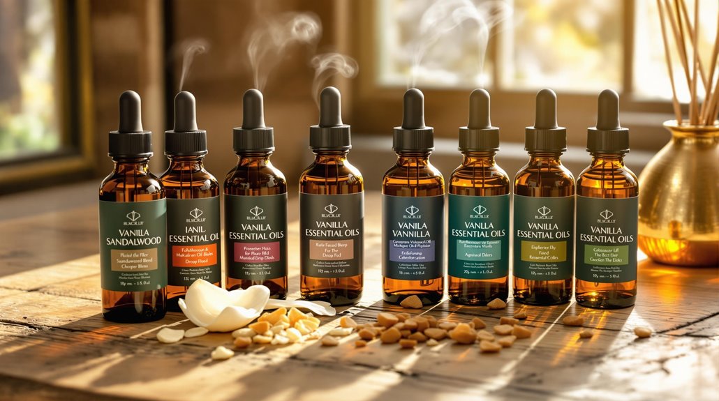 elegant vanilla sandalwood fragrance combination